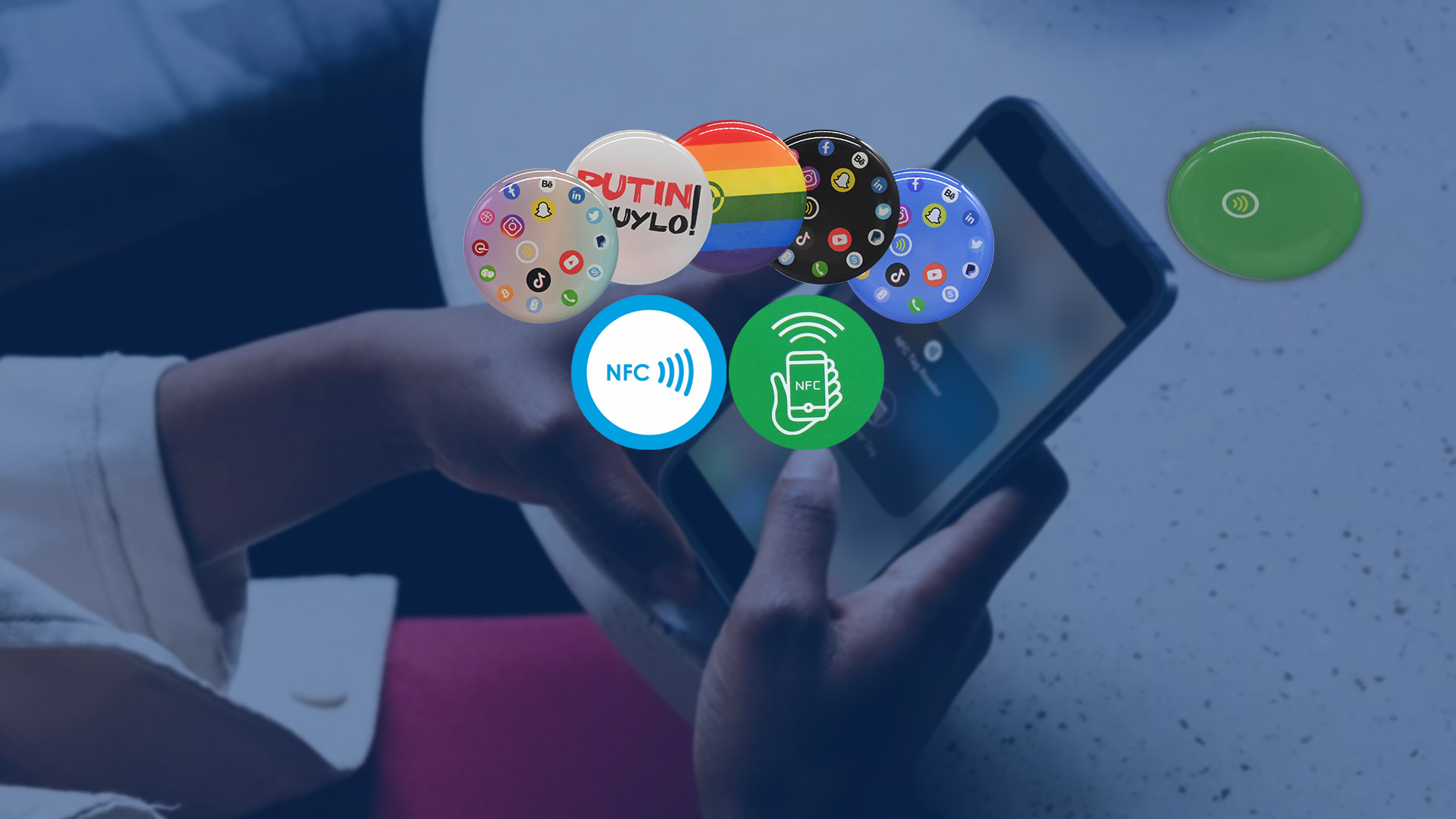 凯时集团专业定制NFC标签贴NFC碰碰贴NFC手机贴手机碰碰卡贴